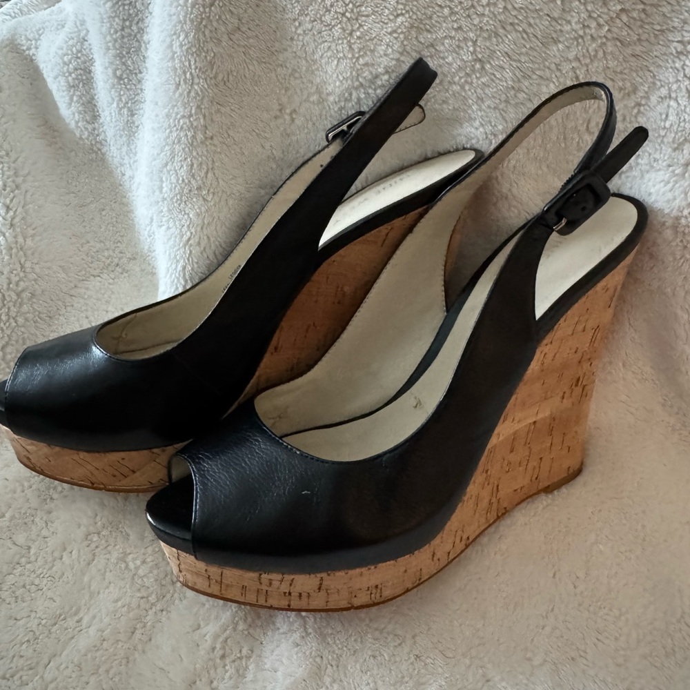 Nine West Wedge Slingback Sandals